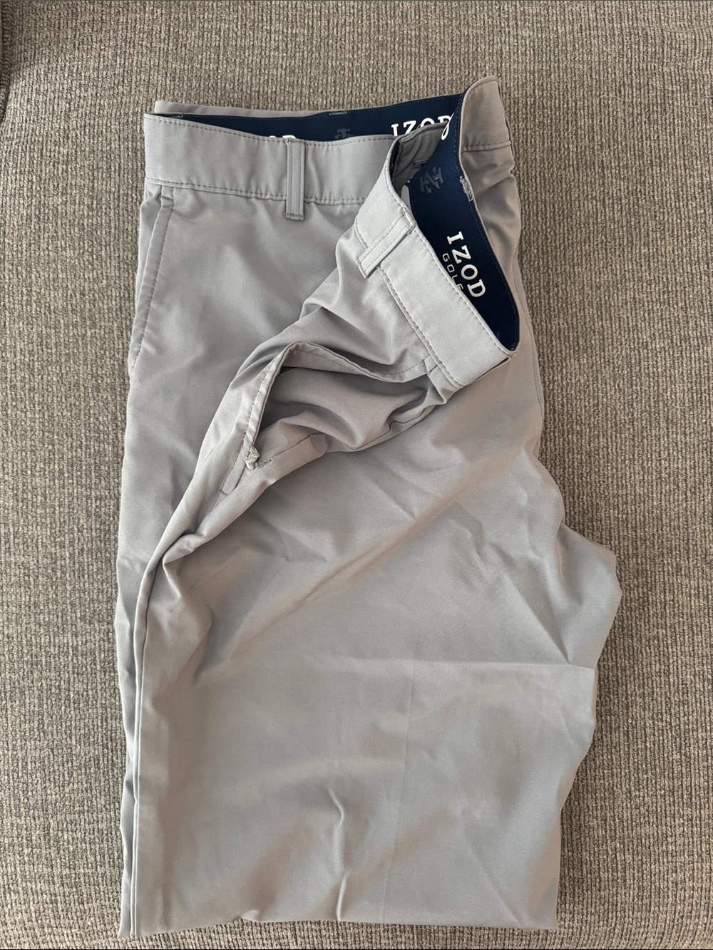 Izod Light Gray Men's Golf Pants 34x 34 NWOT